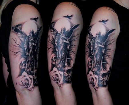 Tattoo motive engel Tattoo Arm