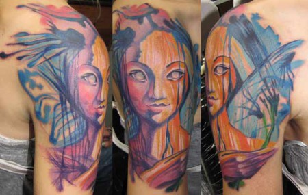 tatowierung-Tattoo: Kleckse Tattoo