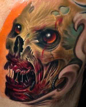 Victor Portugal; Zombie; left chest; about 7 hours