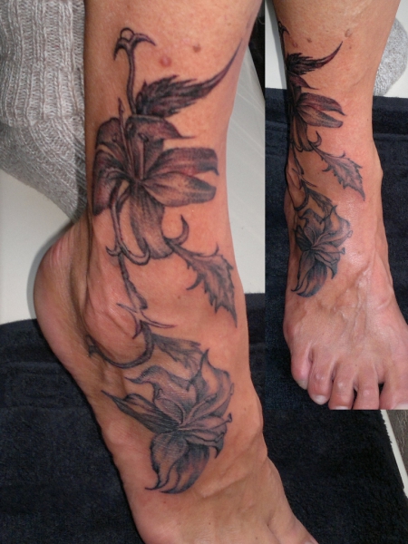 Lilien, S-Tattoo, Saarbrücken