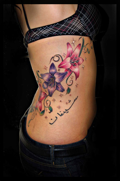 blumen-Tattoo: lilien