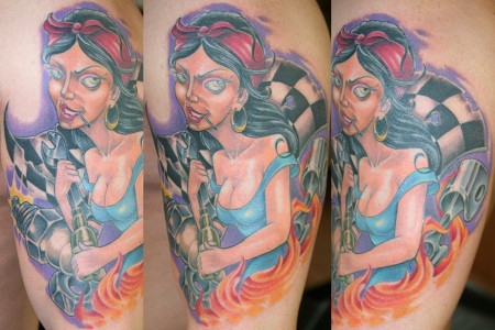 mechaniker-pin up
