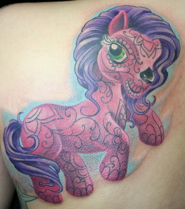 pony-Tattoo: mexican sugar pony