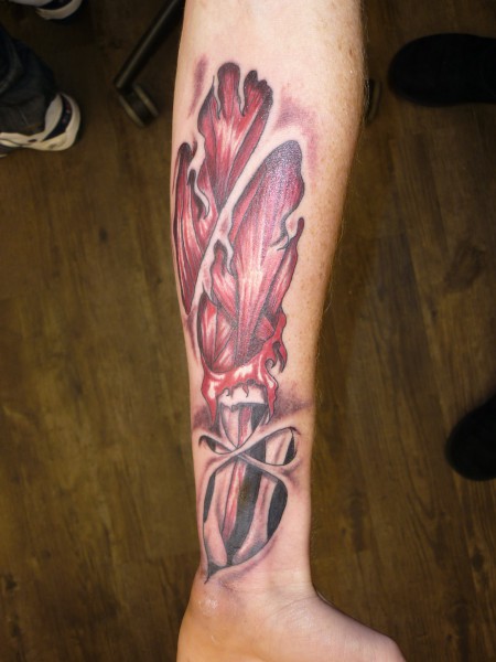 "offener Arm"