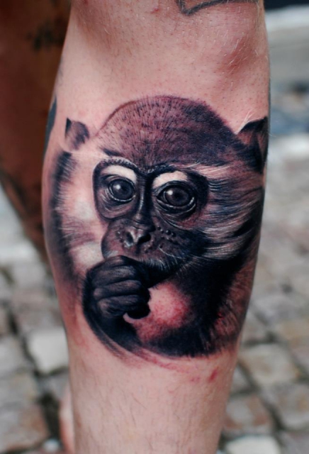 sterne-Tattoo: Monkey