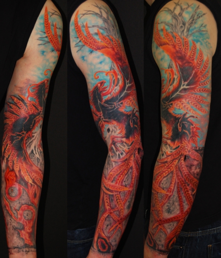 Phoenix sleeve  by  SoFat