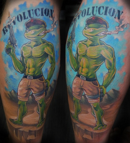 Ein "Custom" Tattoo Speziell für einen Kunden Gezeichnet ! Revolucion ! By Nasko 