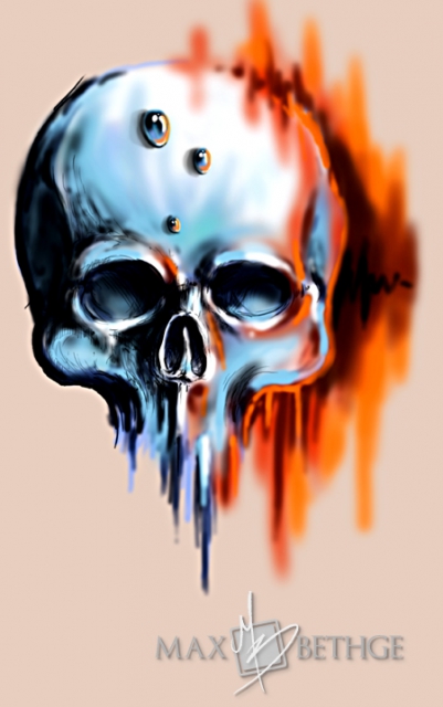 Kleiner Skull-Sketch