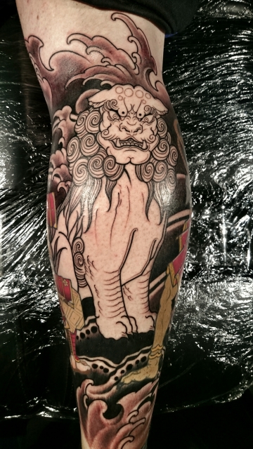 Komainu in arbeit 