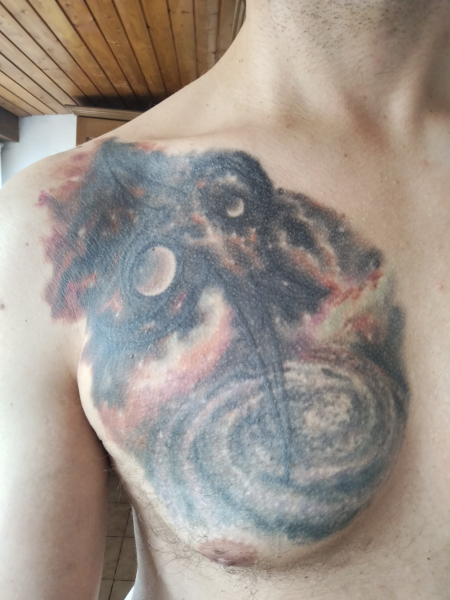 Farbrealistisches Tattoo nach 10 Jahren 