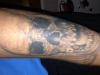 Schädeltattoo Unterarm
