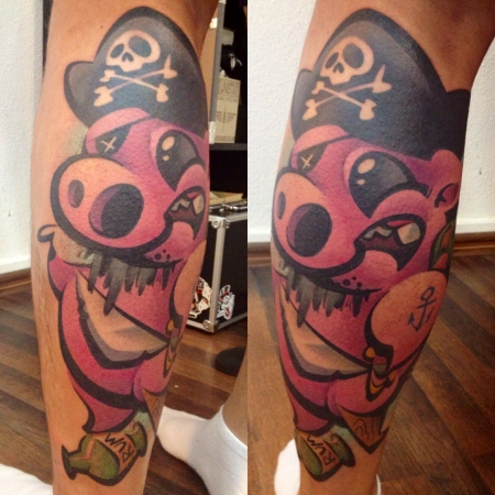 familie-Tattoo: Pirate Pig