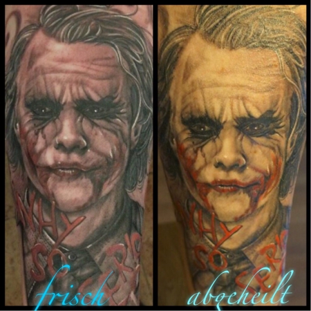 Joker Why so Serious    "frisch und abgeheilt"