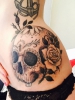 Sugar skulls, Kosten: 800 ,- Hell's Ink Tattoo Wangen i Allg.