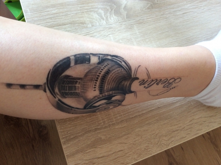 noten-Tattoo: Mein Turm :-)