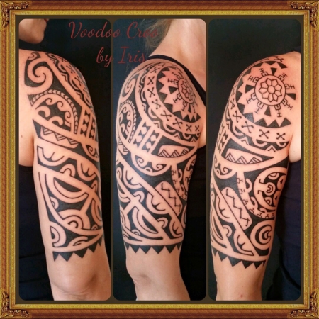 Südsee tattoo, polynesian tattoo, marquesian tattoo, Frauen tatau