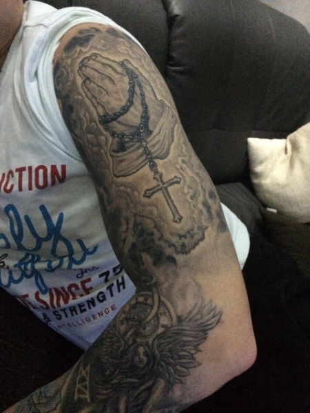 Unterarm tattoo mann schattierung