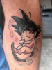 Baby Goku by Shelly (IG @shelly_tattoo)