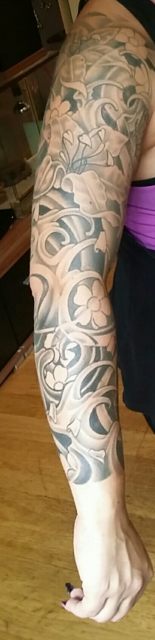 full sleeve blumen!