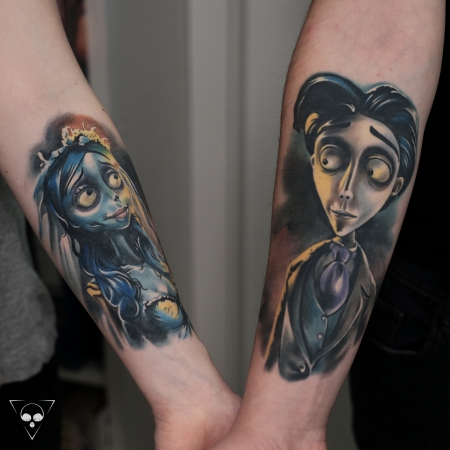 Corpse Bride Partnertattoo - 1/2 Jahr verheilt 