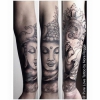 Thai Buddha Elefanten Mandala Dotwork by PURE LOVE TATTOO Nora Rogge