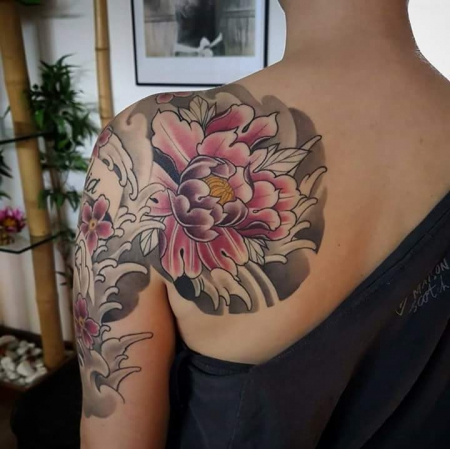 blume-Tattoo: Blume