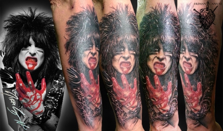 Portrait Nikki Sixx