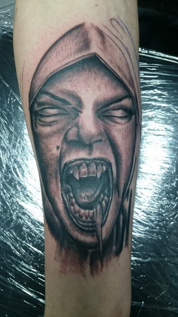 horror Gesicht