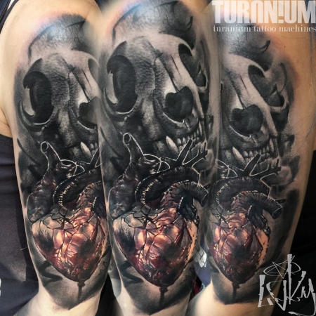 Skull mit Herz 