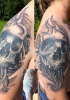 Coverup: Von Tribal zu Biomech-Skull