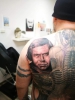 H.R. Giger Backpiece mit zwei cover-ups