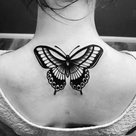 schmetterling-Tattoo: Schmetterling