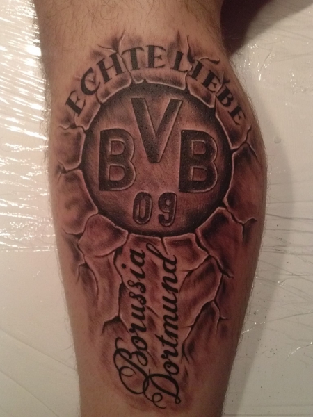Borussia Dortmund Arm Tatto - zona tattoo