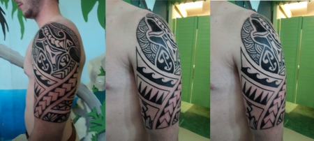 Oberarm Tatau