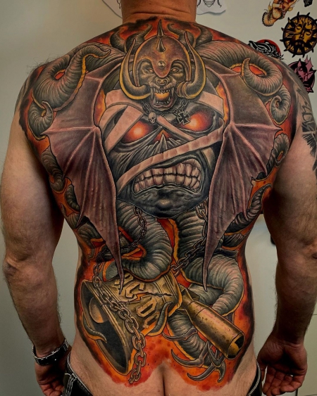 Mann rücken motive tattoo 50 Atemberaubende,
