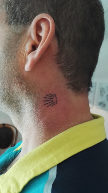 muschel vom jakobsweg