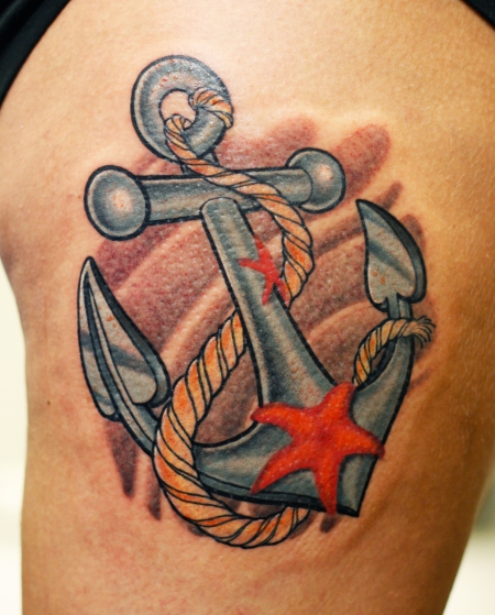 anker-Tattoo: Anker Anchor