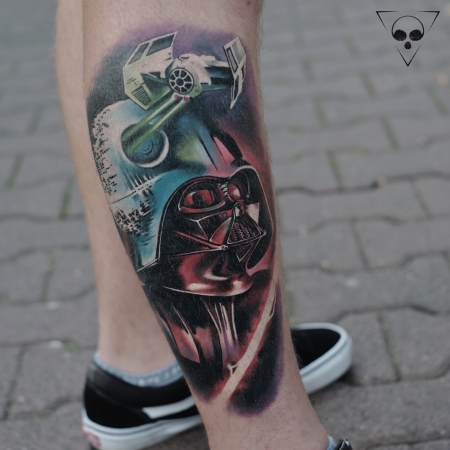 5 Wochen verheiltes Star Wars Tattoo - Frankfurt 