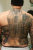 H.R. Giger Backpiece mit zwei cover-ups