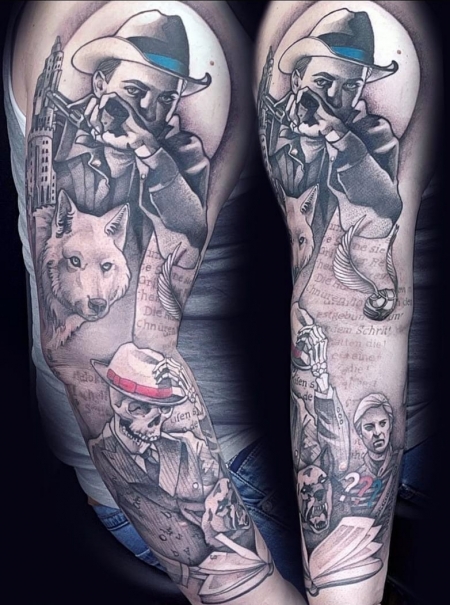 Bücher,-Film,-Seriensleeve 