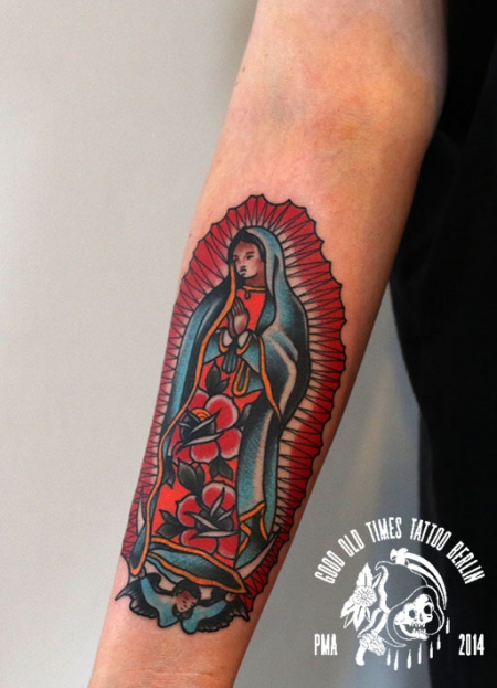 traditional maria tattoo