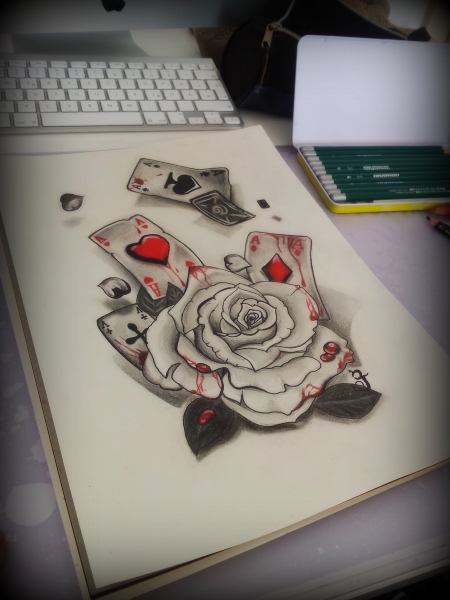 Blood (Bleistiftzeichnung)