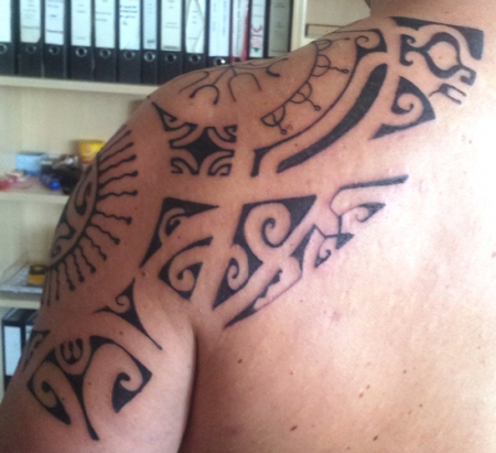 Polynesisches Tattoo