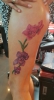 Orchideentattoo 