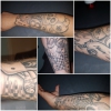 Oldschool arm im Aufbau