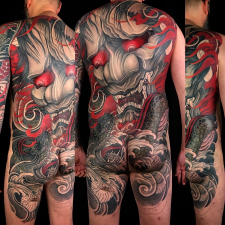 Hannya und Schlange