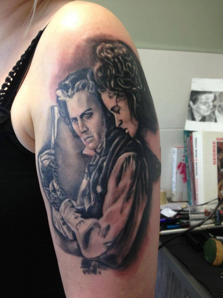 Sweeney Todd in Progress, by Constantin Schuldt, Constantin ink Dresden