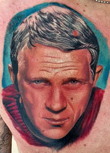 steve mcqueen tattoo von robby welke