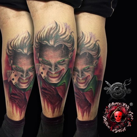 Joker Portrait Farbig