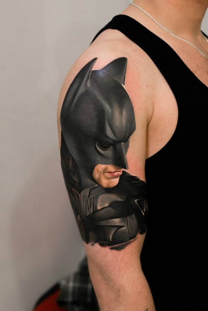 Batman Oberarm 2 Sitzungen by Sivak Denis Guestspot @ Artfaktors Essen